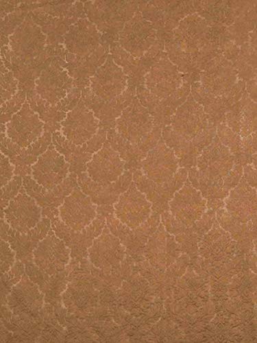 Image of Swayam 100% Blackout Polyester Long Door Curtain for Living Room & Bedroom | 9 Feet | Room Darkening Curtain with Eyelets | Pack of 1 | Ethnic Motif Design - Brown