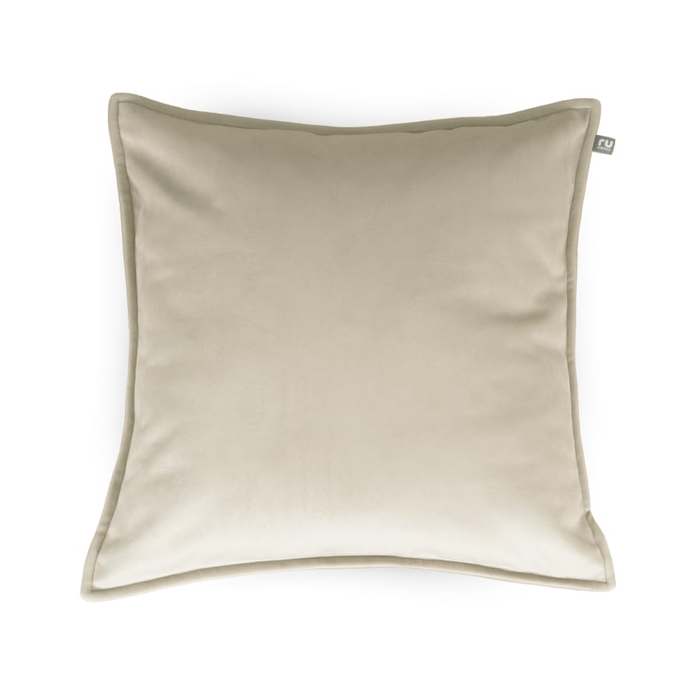 rucomfy Beanbags Rucomfy Velvet 45X45Cm CushionCream from B&Q