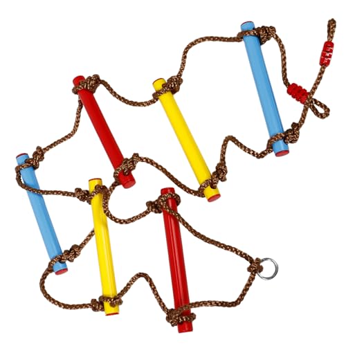 TOYANDONA Échelle Escalade pour Garçon Fille Équipement De Jeux Extérieur Corde Escalade Réglable Échelle De Cabane Les Arbres