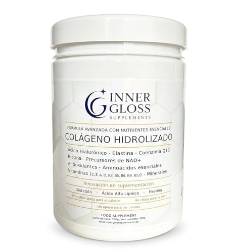 Colágeno Hidrolizado VERISOL® (5000 mg) + Elastina PROLASTIN® + Ácido Hialurónico + Biotina + Coenzima Q10 + Glutation + Vitamina B12 + Fisetina - Un Total de 23 ingredientes en perfecta sinergia.
