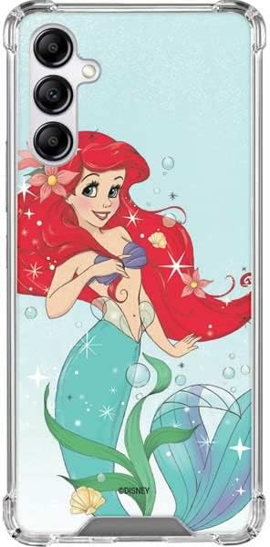 Skinit Clear Phone Case Compatible with Galaxy A14 5G - Officially Licensed Disney The Little Mermaid Ariel Sparkles Art Design