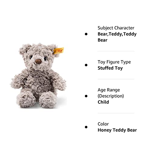 Steiff Honey Teddy Bear, Premium Teddy Bear Stuffed Animal, Teddy Bear Toys, Stuffed Teddy Bear, Teddy Bear Plush, Cute Plushies, Plushy Toy For Girls Boys And Kids, Soft Cuddly Friends (Tan, 8") #TOP2
