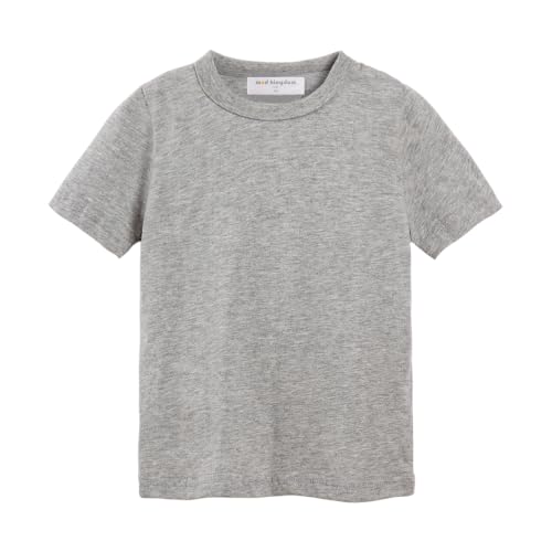 Image of Mud Kingdom T-Shirt for Boys Short Sleeve Plain Cotton Classic Summer Casual Stripe