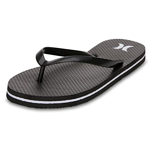 Hurley Women's Marley Flip Flops, Solid Black, 9 #TOP16