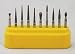 10pcs Diamond FG High Speed Burs Drill for Polishing Ceramic Composite