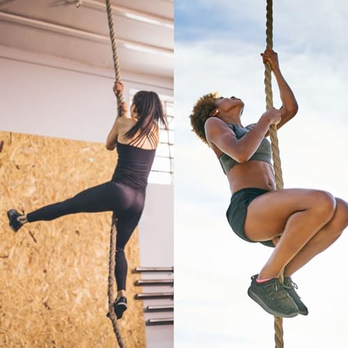 Gym Climbing Rope for Strength Training & Fitness Workout - 10ft Exercise Rope for Climbing Training Home Gym - Image 7