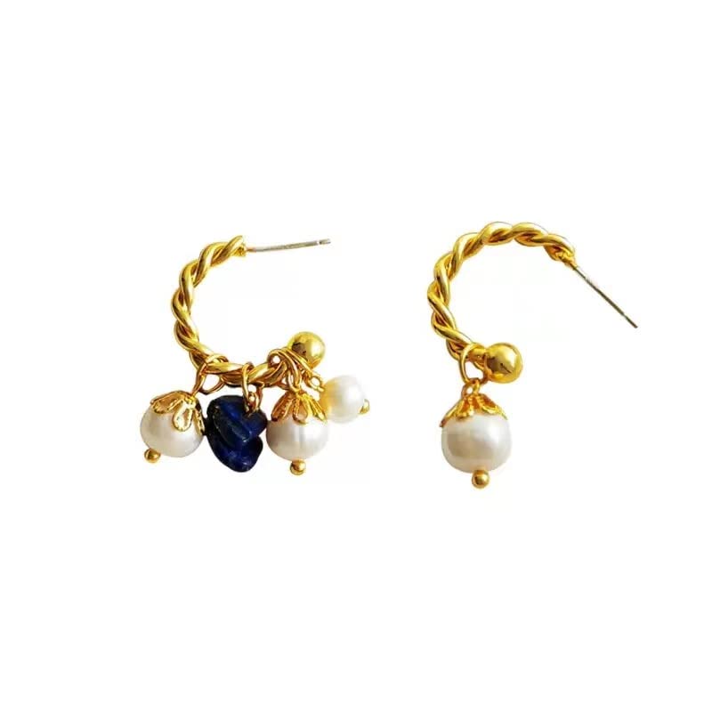 Boucle d'oreille Créoles Perle Or pour illuminer vos tenues de bureau et vos soirées chic