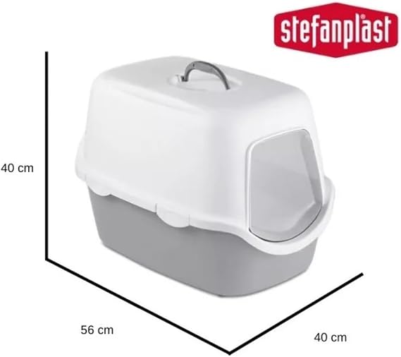 Stefanplast Cathy Easy Clean Plastic Cat Litter Box