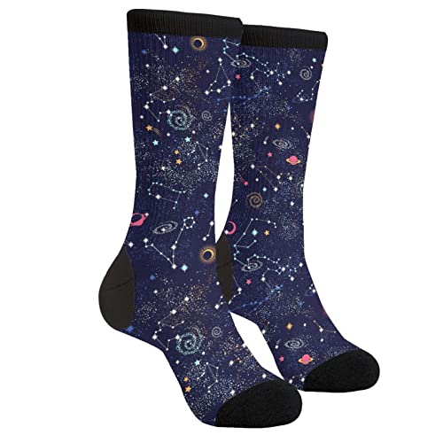Yilad Galaxy Constellation Crew Novelty Socks Casual...