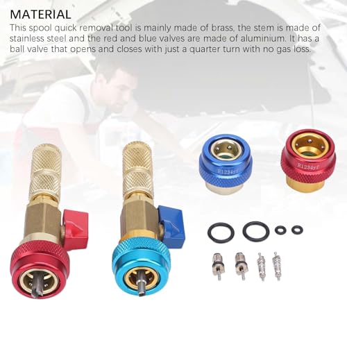 Kit de extracción e instalación rápida de válvulas R134A miniatura 3