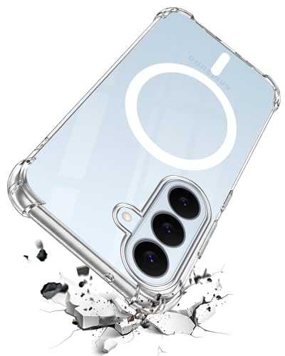 Image of Jkobi Shockproof Crystal-Clear Back Cover for Samsung Galaxy S26 5G (Magsafe Wireless Support | Drop & Camera Protection | Hard Polycarbonate)