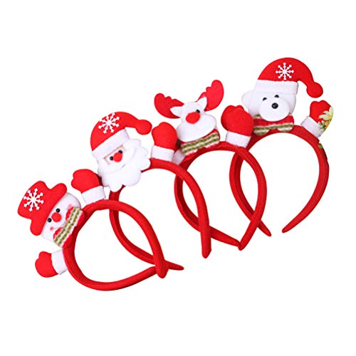 BESTOYARD 4 Pezzi di Natale Fasce Luminose Babbo