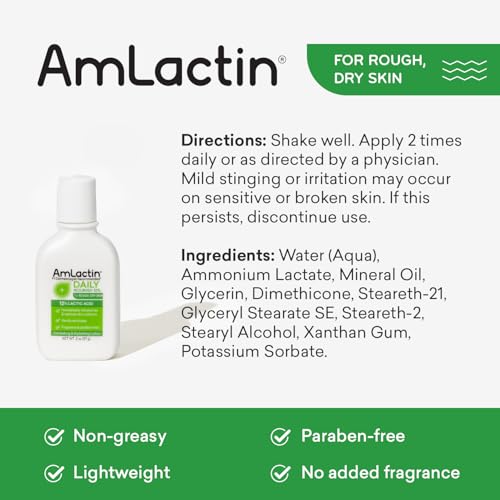 Amlactin Daily Nourish 12% - 2Oz Bottles (6 Pack) - Body Lotion With 12% Lactic Acid thumb #5