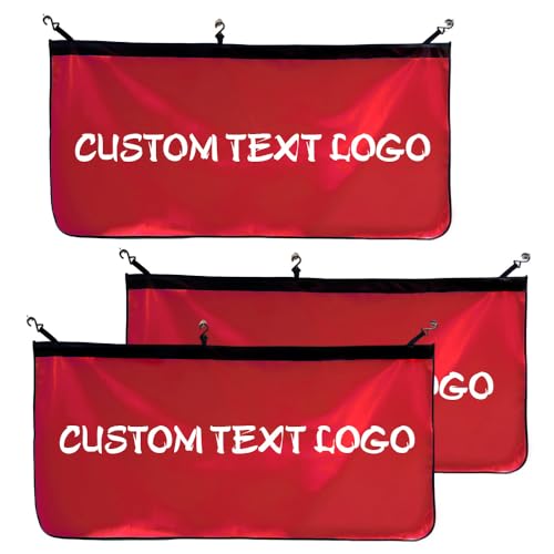 Custom Fender Covers for Mechanics Personalized Vehicle Work Mat3 Pack (Red)