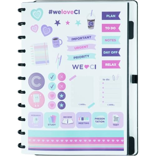 Caderno Inteligente, Grande, Dark Green, 215x280 mm, 80 folhas