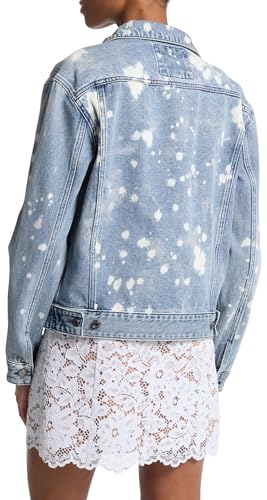 Michael Kors Womens Denim Trucker Jacket2