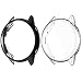 Produktbild DULIPING Displayschutzfolie kompatibel mit Amazfit GTR 2, [2er-Pack] Slim Full Coverage Soft TPU Schutzhülle Kratzfeste Bumper Cover für Huami Amazfit GTR 2 Smart Watch (Schwarz + Klar)