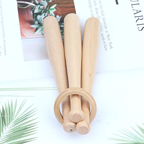 LIFKOME Mini suporte de exibição de taco de beisebol, base rústica de beisebol, suporte de bola maci