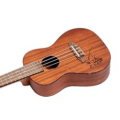 Ortega Guitars Ukulélé Concert acoustique – gaucher – Série Bonfire – table sapele avec motif gravé au laser (RU5MM-L) - Les Beatles, Paul McCartney, John Lennon, RIngo Starr, George Harrison Ortega Guitars Ukulélé Concert acoustique - gaucher - Série Bonfire - table sapele avec motif gravé au laser (RU5MM-L) – Image 3
