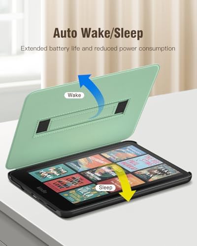 MoKo Case for 7" Kindle Paperwhite 12th Gen 2024 & Colorsoft, Agave Green - 5