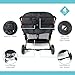Gaggle by Foundations Sport Quad 4 Seat Stroller | 4-Seat Stroller for Daycare | Oversized UV Blocking Canopy | 5-Point Harness | Easy Loading | Storage Bucket | Lime