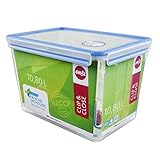 Deckel und Box mikrowellengeeignet, Gefrierfest und Spülmaschinengeeignet.