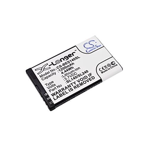 CS-BES140SL Batería 1200mAh Compatible con [MyPhone] 6200, para [Evolveo] EP-600, para [Clarity] PAL, para [Doro] Primo 366, para [BEA-fon] SL140, SL240, SL360, para [Telekom] Speedphone 700 sustitu