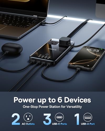 Baseus Blade 140W 6-in-1 Charging Station — view 2