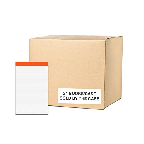 Roaring Spring Whitelines Premium Line Ruled Mini Legal Pad, 1 Case (24 Total), Digitally Download Your Notes, FREE App, 5" x 8" 40 Sheets