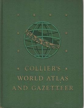 Hardcover Collier's World Atlas and Gazetteer Book