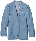 U.S. Polo Assn. Men's Chambray Sportcoat,Blue,38 Long