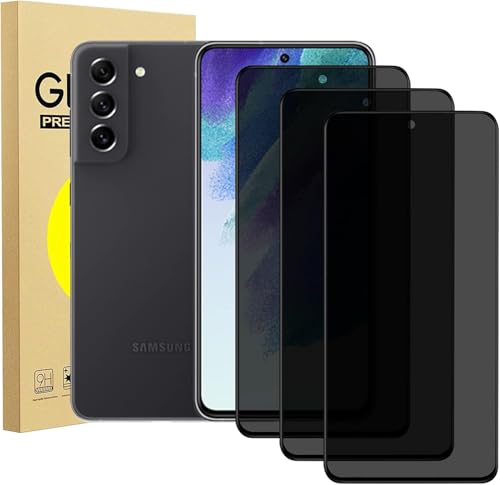 zonyee 3 Pack Privacy Screen Protector for Samsung Galaxy S21 FE 5G 6.4