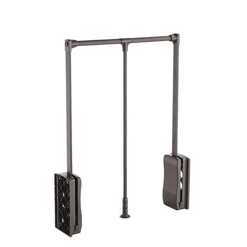 Image of DBR Wardrobe Lifter for Bedroom Hanger Pull Down Metal Aluminium Gray Product Width 830-1150mm Depth 140mm Height 820mm