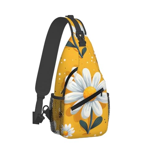 Bolso bandolera con patrón floral para hombre y mujer miniatura 2