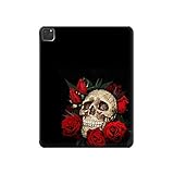 ipad air 3 specs  Innovedesire Dark Gothic Goth Skull Roses Tablet Etui Coque Housse pour iPad Pro 11 (2018,2020,2021), iPad Air 4 (2020), iPad Air (2020)