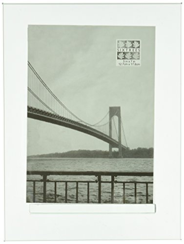 Sixtrees Beveled Glass Photo Frame, For 5in. x 7in. Photo, Vertical