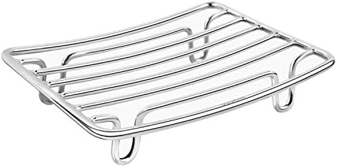 GUUKAR Bar Soap Dish Holder for Shower Bathroom Stainless Steel Rust Proof Self Draining, Chrome-1 Pack