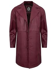 Jacksn - Maroon Leather Coat
