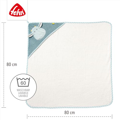 Fehn Kapuzenbadetuch Drache – Bade-Poncho aus Frottee mit Kapuze – Ansicht 4
