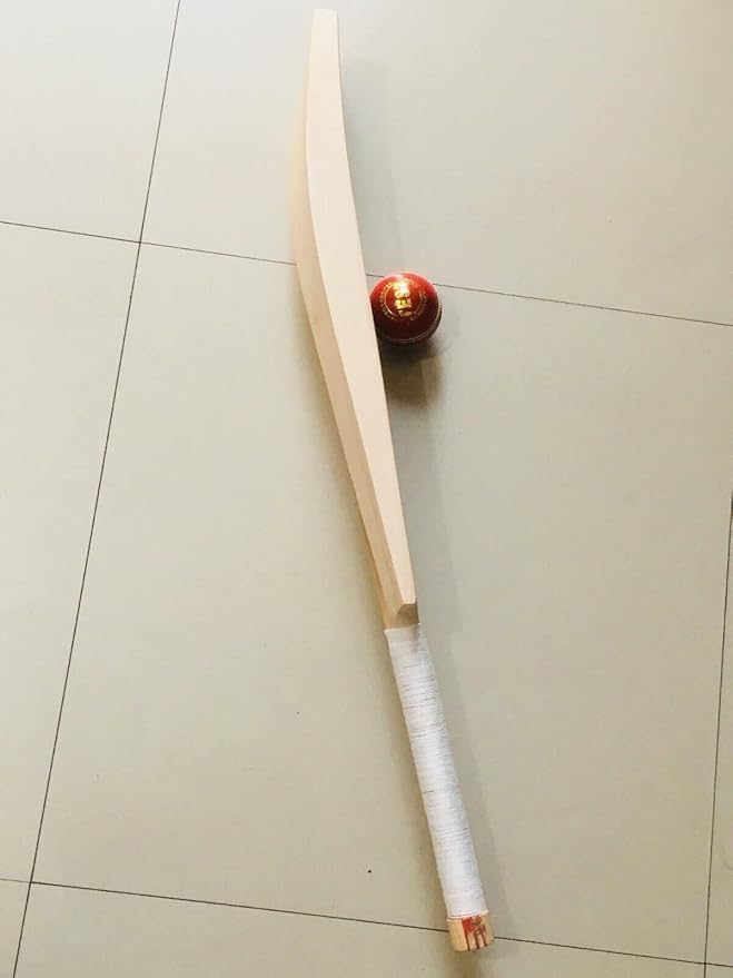 Halloween English Willow Cricket Bat Full Size Bat + Free Leather Ball & Cover