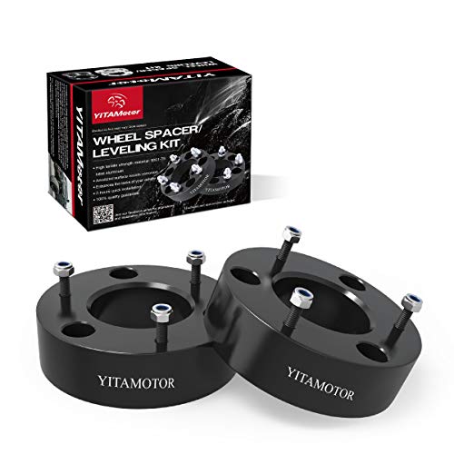 YITAMOTOR Leveling Lift Kit 2.5" Compatible for Silverado/Sierra, Forged Front Strut Spacers Compatible for 2007-2018 Chevy Silverado 1500, GMC Sierra 1500 2WD 4WD