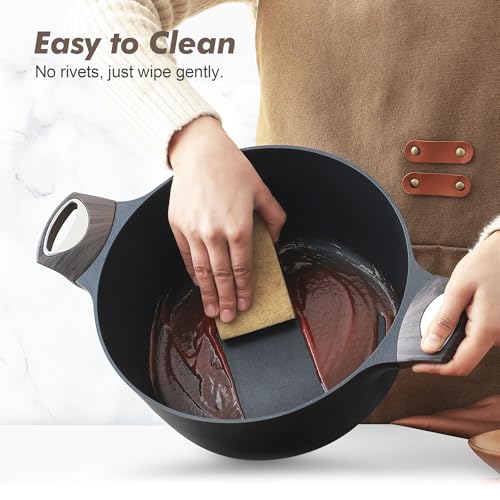 image for SENSARTE Pots and Pans Set Non stick, Non toxic Healthy Induction Cook