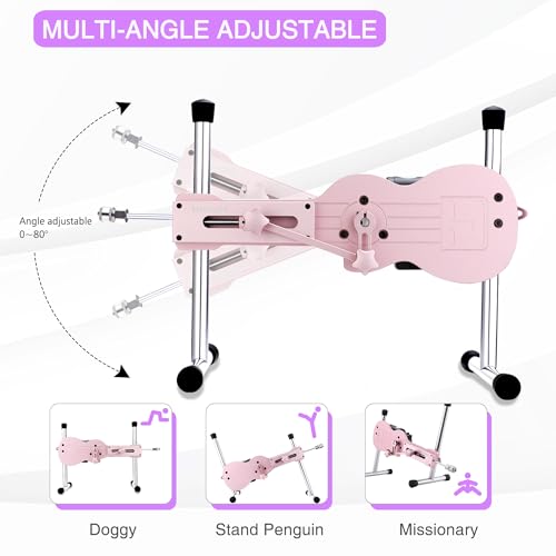 Hismith Mini Sex Machine with KlicLok System, APP Controlled Thrusting Premium Love Machine with Remote Control, Pink - Image 5