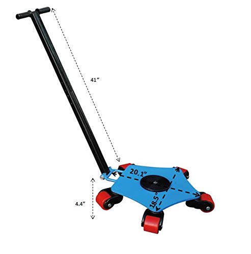 Rotating Roller Machine Skates, 8800LBS Capacity