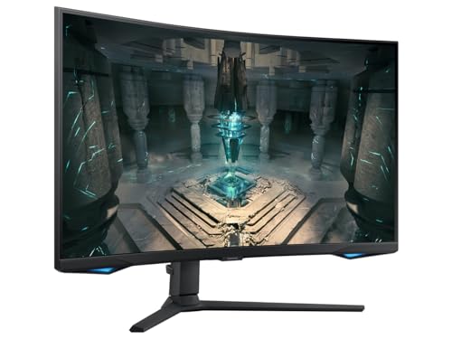 Image of Samsung 49 inch Odyssey G65B Series QHD Gaming Monitor, 1000R Curved, 240Hz, 1ms, Smart TV Apps and Gaming Hub, Swivel & Tilt Adjustable Stand, Black, with HDMI Cable