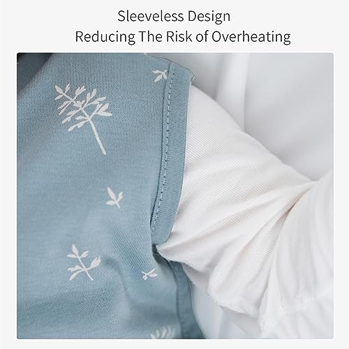 Image of insular Wearable Blanket 2 Pack Cotton Baby Sleep Sack with 2-Way Zipper for Boys Girls Unisex