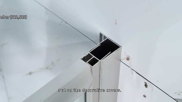 ELEGANT Corner Shower Enclosure 34 in.D x 34 in. W x 72 in. H