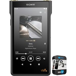 Sony NWWM1AM2 Walkman High Resolution Digital Music Player Black Bundle with 3 YR CPS Enhanced Protection Pack