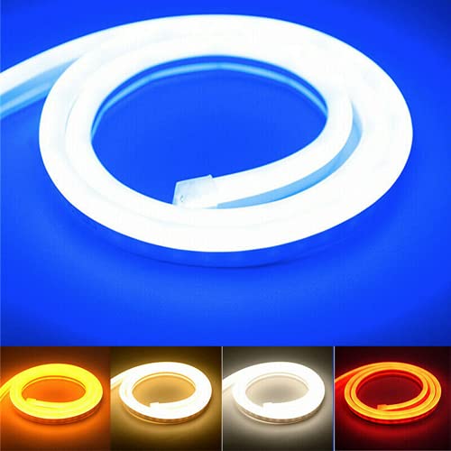 Tira LED flexible de neón impermeable 3 m rojo DC 12V miniatura 3