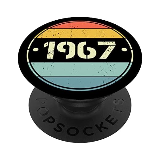1967 edición limitada 1967 cumpleaños Popsocket para hombres y mujeres PopSockets PopGrip Intercambiable